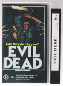 EXTREMELY RARE VHS Video Tape EVIL DEAD Small Box cheap sell through Horror - Foto 1 di 10