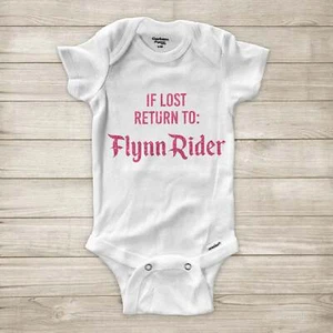 If Lost Return Flynn Rider Tangled Rapunzel Movie Baby Bodysuit Infant One-Piece - Picture 1 of 2