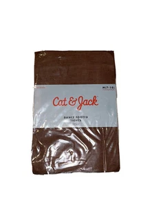 Cat & Jack Dance Footed Tights 1 Pair Size M(7-10) Brown New Sealed - Picture 1 of 2