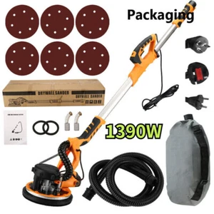 5-Speed 220V Adjust Drywall Sander Powerful Polishing Machine W/ 6 Sanding Discs - Picture 1 of 14
