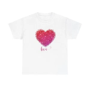  Valentinstag T-Shirt Liebe Herz Grafik Tee für Männer und Frauen - Bild 1 von 25