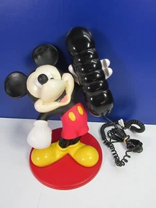 DZIAŁAJĄCY disney MYSZKA MIKI TELEFON DOMOWY TELEFON NOWOŚĆ PRZEWODOWY MYBELLE - Zdjęcie 1 z 10