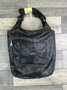Bolso Bandolera Kipling Riri L Negro Informal Monograma Bolso de Hombro Mono Dije - Imagen 1 de 9