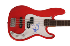 ROGER WATERS SIGNED AUTOGRAPH RED FENDER BASS GUITAR PINK FLOYD THE WALL JSA COA