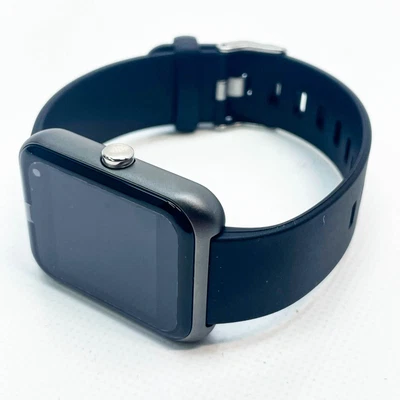 MicLee Damen Herren Smartwatch Fitness (Schwarz) Armband Wasserdicht IP68