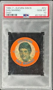 DAN MARINO 1984 7-Eleven Discs EAST PSA 10 - Picture 1 of 2