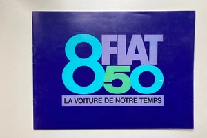 Vintage Prospekt Schmutz Verkaufskatalog Prospekt Fiat 850 FR - Bild 1 von 10