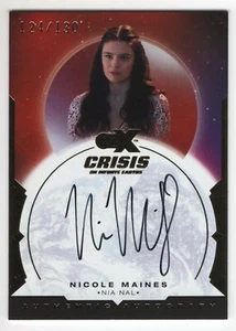 CZX Crisis on Infinite Earths Nicole Maines as Nia Nal auto card NM-NN #124/130 - Picture 1 of 1