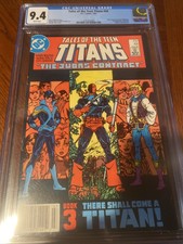 TALES OF TEEN TITANS #44 CGC 9.4 Batman Grayson 1st NIGHTWING NEWSSTAND DC