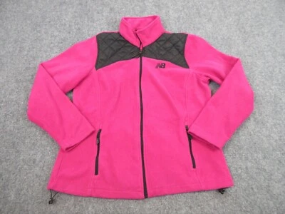 New Balance Jacket Womens Adult Extra Large Pink Outdoors Full Zip Fleece Ladies - Image 1 of 4