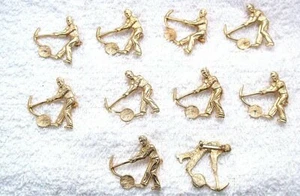 TEN MINER 1 1/2 ZOLL 9 MM KLEBEN AUF CABOCHON BROSCHE PIN MONTAGE AUSSCHLUSS DD43 - Bild 1 von 3