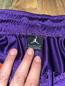 Orange / Purple Air Jordan BBall Shorts Sz. (XL) - Picture 1 of 3