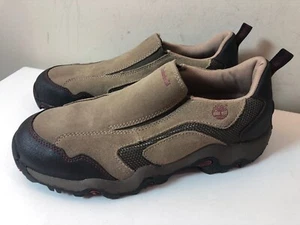 Timberland 46993M Brown Black Suede Slip-on Hiking Shoes Men’s Size 7/EU 40 - Picture 1 of 12