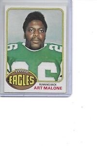 1976 Topps Art Malone Philadelphia Eagles Football Card #502