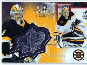 2021-22 Upper Deck Extended Series SPX FINITE RC Jeremy Swayman  /2999