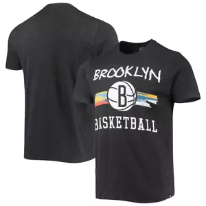 NBA Basketball Brooklyn Nets '47 City Edition Club T-Shirt Mens L New w/Tags - Picture 1 of 3