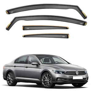ISPEED Wind Deflectors for VW Passat B8 2015-2023 4-Door Saloon 4pc Set Visors - Picture 1 of 10