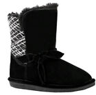 Bearpaw Geneva Sheepskin Boot With Neverwet And Knit Accents Sz 6