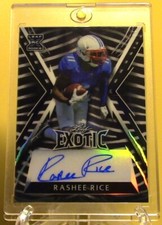#1035 Rashee Rice 2023 Leaf Exotic #BA-RR1 Zebra 9/13-Auto-Rookie-Chiefs