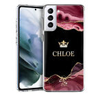 Fancy Marble Case For Samsung Galaxy S23 S22 S21 FE S20 Personalised Phone Cover