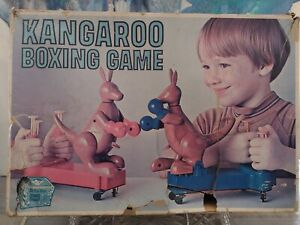 Vintage Very Rare Sears Kangaroo Boxing Game in Original Box Big Toy Box 1960s