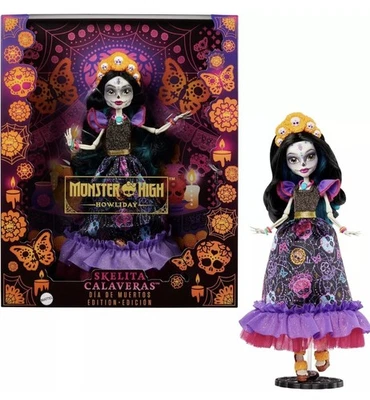 Monster High Holwliday Dia De Muertos Skelita Calaveras / Brand New - Image 1 of 4