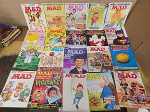 40 Vintage MAD Magazines Lot Humor Comics 1970s–1990s Alfred E Neuman Collection - Picture 1 of 2