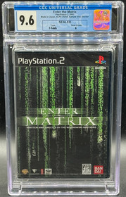 Enter The Matrix Sony PlayStation 2 PS2 Japan Version Sealed CGC 9.6 A Graded