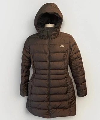 The North Face 550 Fill Down Hooded  Gotham II Parka Flare BLACK Women’s XL EUC - Image 1 of 4
