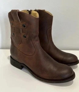 Justin Botas MSL105 Moda Occidental Vaquera Vaquera Cuero Marrón Mujer 9 B - Imagen 1 de 13