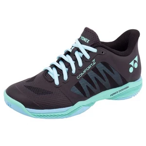 Yonex Power Cushion Comfort Z3 Wide Men's Badminton Shoes - Black/Mint - Picture 1 of 11