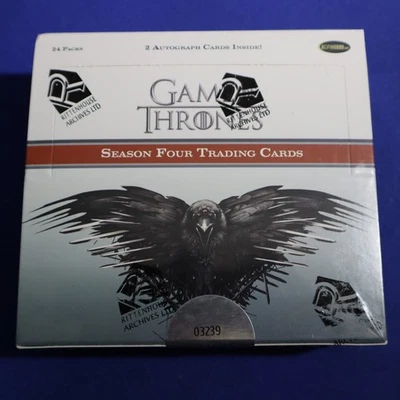Game of Thrones Season 4 Trading Cards Factory Sealed Box #03239/11000 - FREE SH - Image 1 of 2
