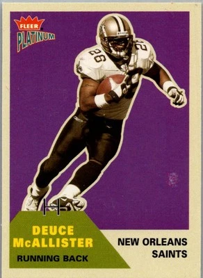 2002 Fleer Platinum #41 Deuce McAllister - Image 1 of 2