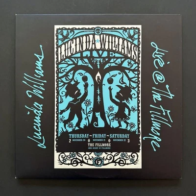 LUCINDA WILLIAMS Live At The Fillmore Vinyl Record Album First Pressing 3 X LP - Image 1 of 2