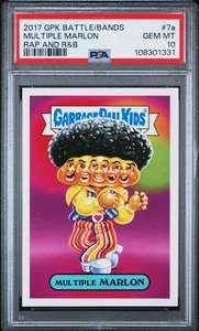 PSA 10 GEM MT 2017 Battle of the Bands 7a MULTIPLE MARLON RAP AND R&B GPK CARD - Picture 1 of 2