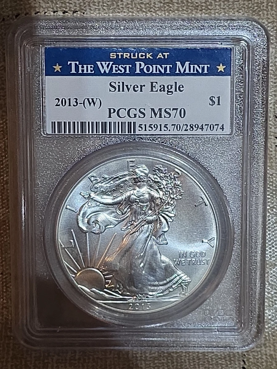 2013 American Eagle MS 70 Graded Silver Bullion Coins for sale | eBay