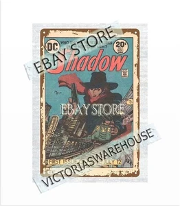 1973 The Shadow comic book ad metal tin sign unique wall decor - Picture 1 of 4