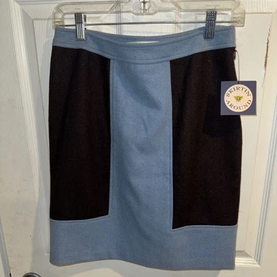 Vintage Skirtin’ Around New Caanan CT A-Line Wool Blend Skirt Women's Size 4 - Image 1 of 4