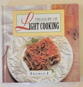 Treasury of Light Cooking Cookbook Cook Book 3 Books In 1, 1994 USA - Foto 1 di 5