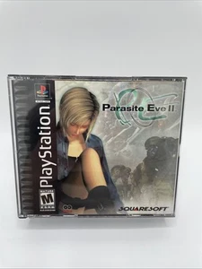 Parasite Eve II 2 PS1 PlayStation 1 completo CIB + scheda di registrazione - Foto 1 di 11