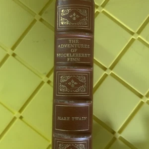 FRANKLIN LIBRARY Adventures of Huckleberry Finn Mark Twain 1975 Leather Bound - Bild 1 von 6