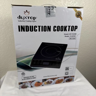 Queimador de bancada portátil de indução Duxtop 1800W, preto 9120MC/BT-M20B - Imagem 1 de 4