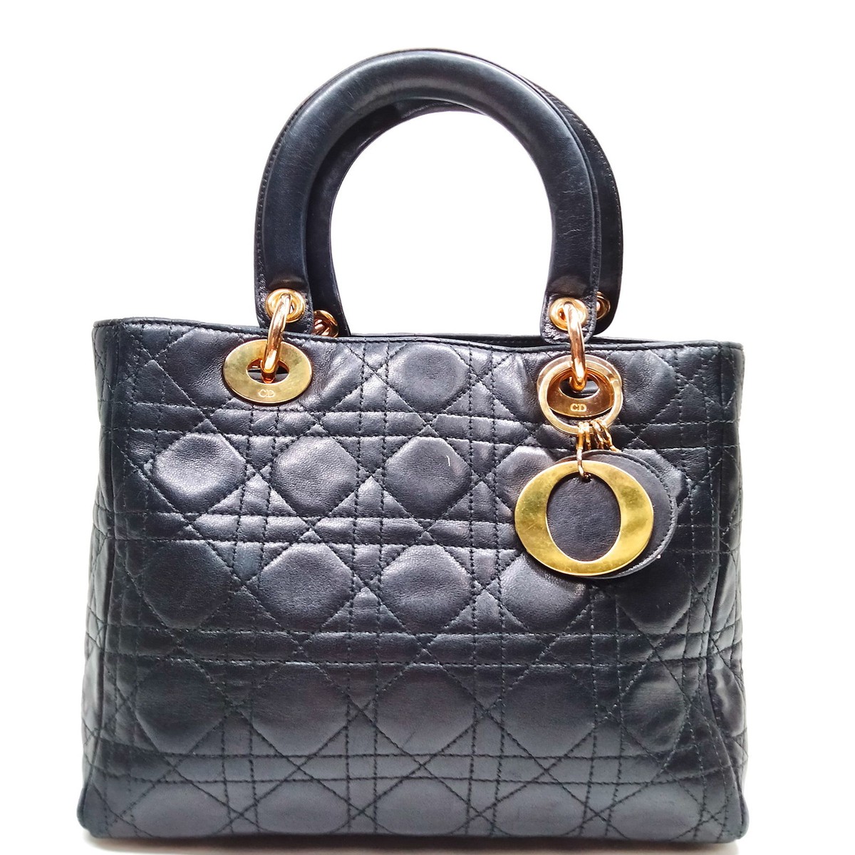 Christian まねき Dior クリスチャンディオール 2WAY カナージュ  