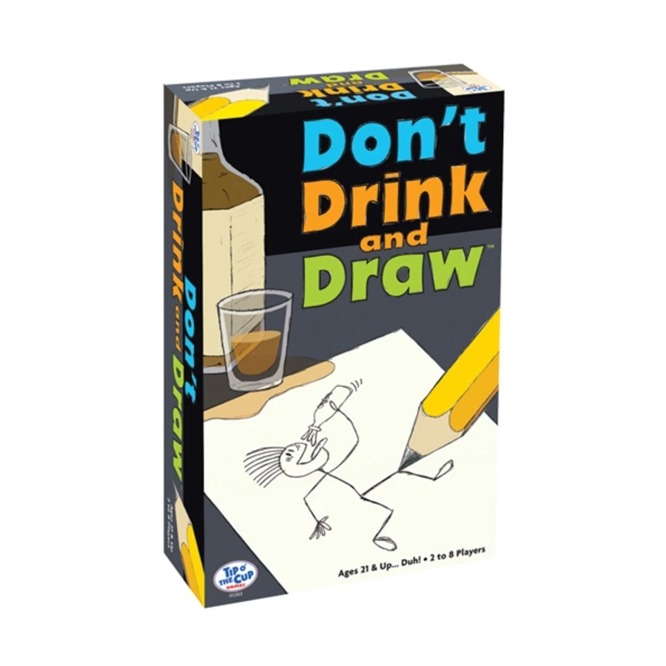 University Games Boardgame Don't Drink and Draw (2010 Ed) Box NM - Image 1 of 1