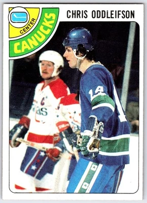 1978-79 Topps #183 - Chris Oddleifson Vancouver Canucks (ENM) *HGCARDS* - Image 1 of 2
