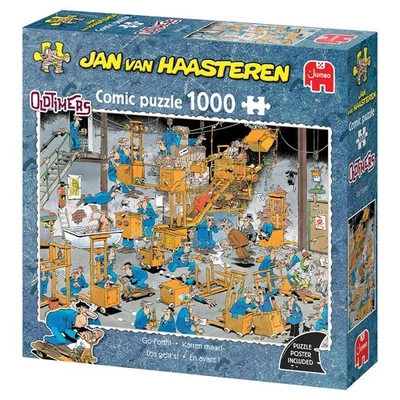 Jan Van Haasteren Oldtimers - JVH - Forth! - Go Forth! - Adult Puzzle - Humorous - Image 1 of 3
