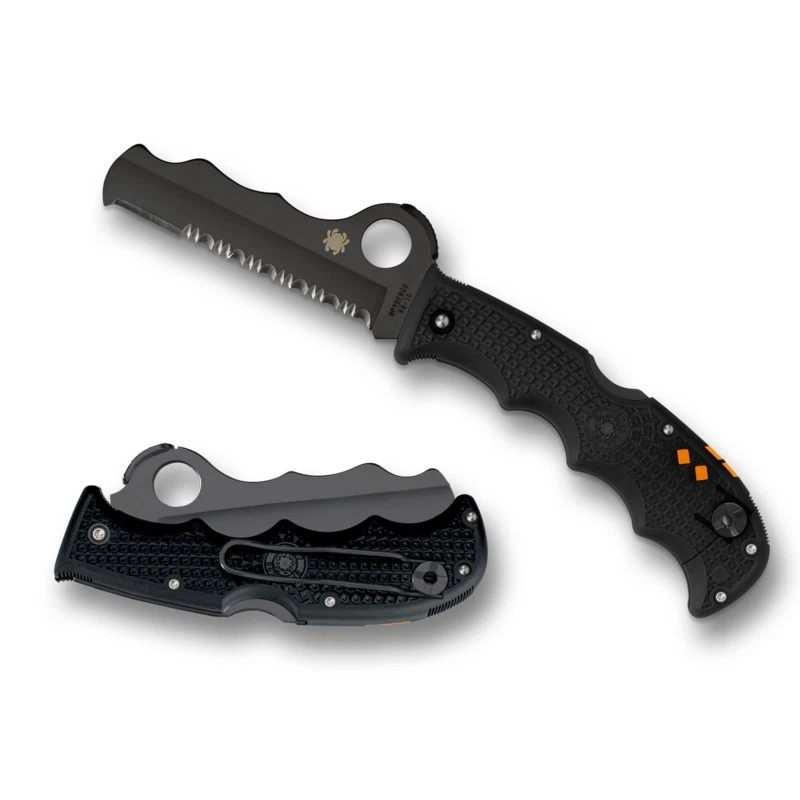 Spyderco C79PSBBK Assist Lightweight Folding Knife 3.68" VG-10 Black Combo Edge - Image 1 of 1