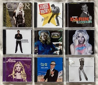 LEGENDS of POP • SOUL • DANCE CD Lot • JAMES • CHER • MADONNA • BRITNEY & More - Imagem 1 de 4