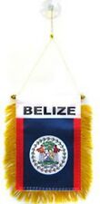 Belize Flag Hanging Car Pennant for car Window or Rearview Mirror