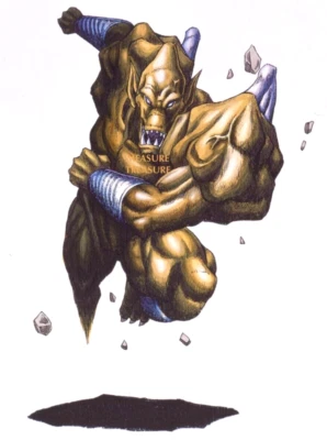 1994 ORIGINAL CAPCOM DEMON'S CREST FIREBRAND RED ARREMER (e) TRANSPARENCY CEL F2 - Image 1 of 3